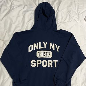 Only NY Varsity Sport Hoodie - Navy / Medium